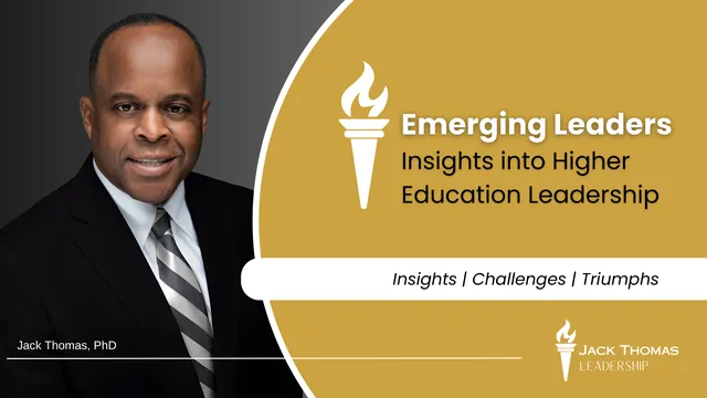 The Emerging Leaders keynote deck cover for Jack Thomas Leadership